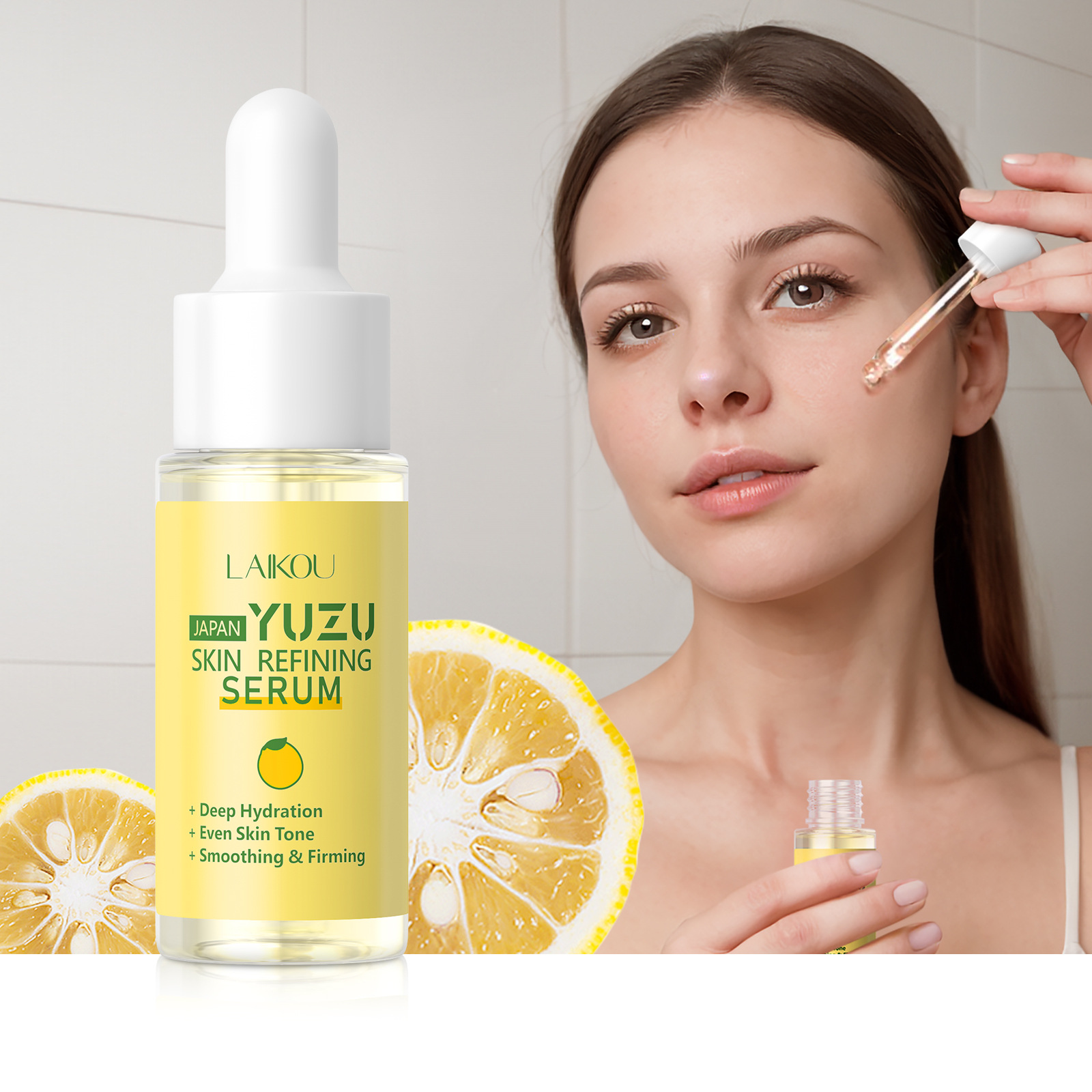 Niacinamide Brightening Serum - LAIKOU الجريب فروت جوهر YUZU جوهر