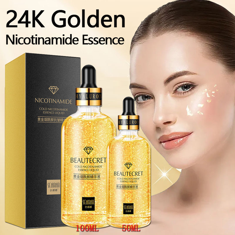 Niacinamide Brightening Serum - مصل حمض الهيالورونيك الذهبي عيار 24