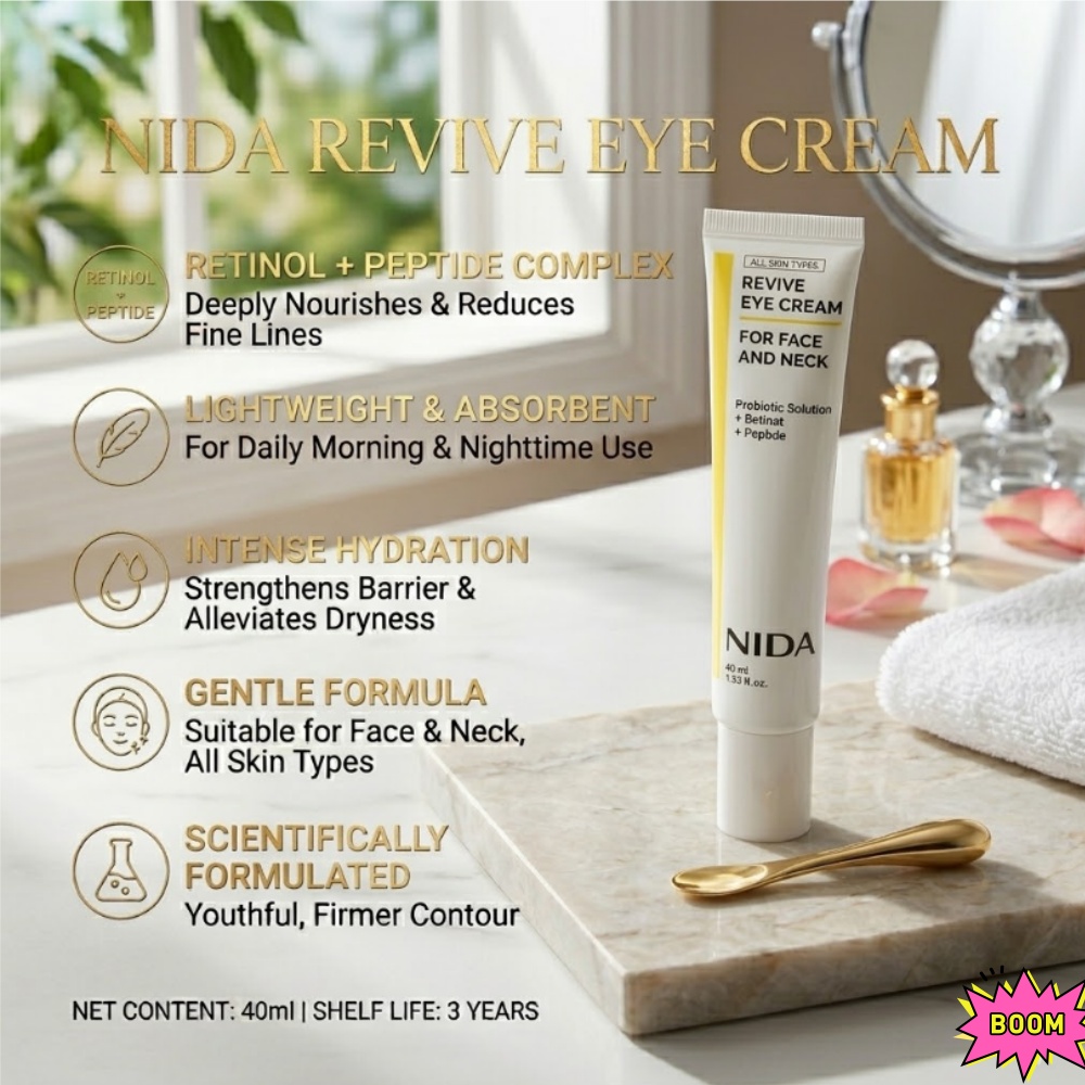 كريم العين نيدا بالريتينول وال - مراجعة Eye Cream Peptide وسعره