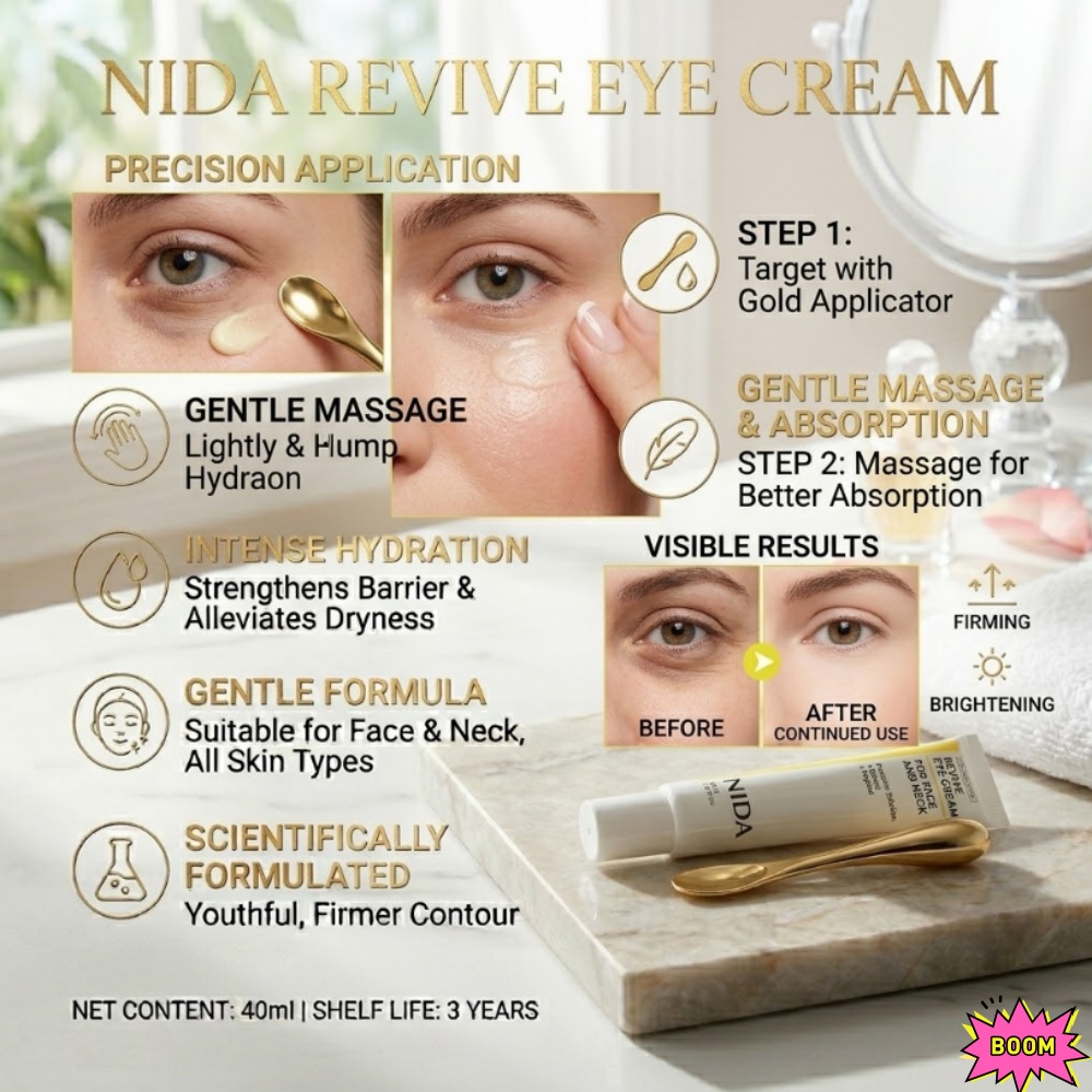 كريم العين نيدا بالريتينول وال - مراجعة Eye Cream Peptide وسعره