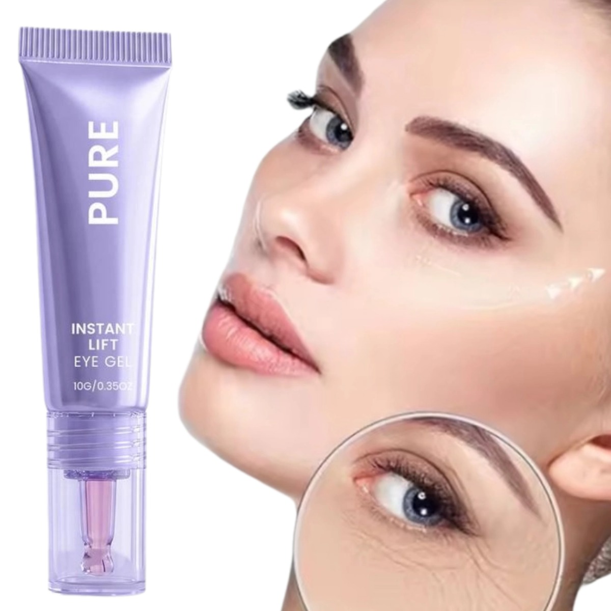 جل العين الفوري للرفع من بيور، - مراجعة Eye Cream Peptide وسعره