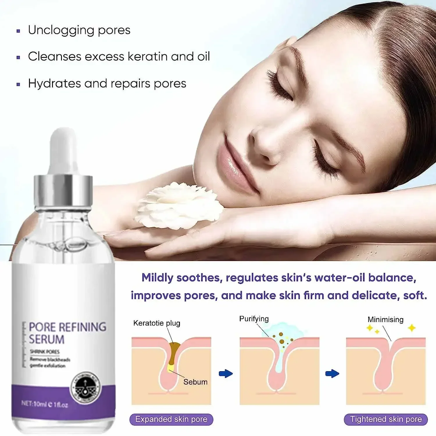 ملمس الجلد الثالث |   سيروم لل - مراجعة Niacinamide Brightening Serum وسعره