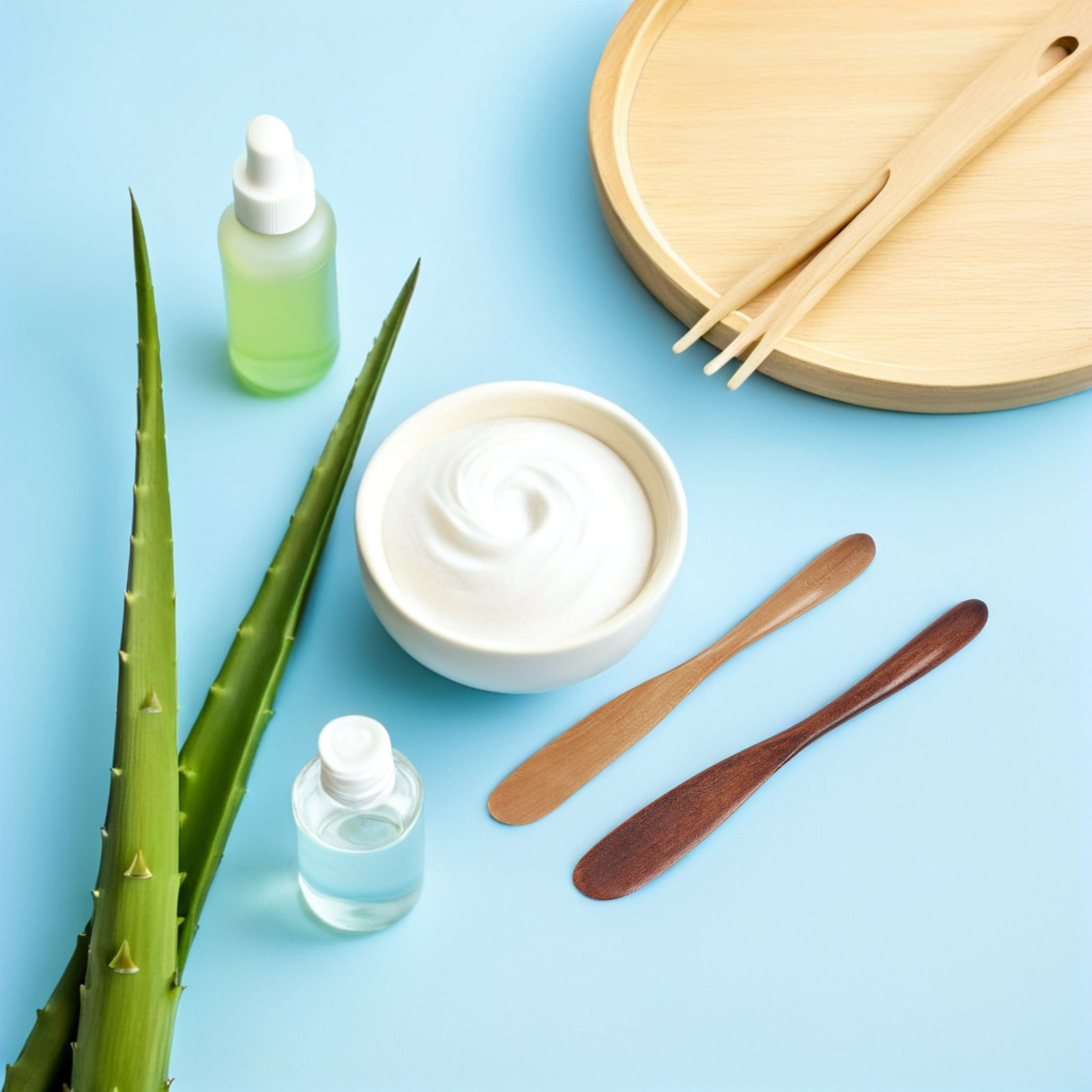 طقم ملاعق خشبية للعناية بالبشر - مراجعة Skincare Natur E وسعره