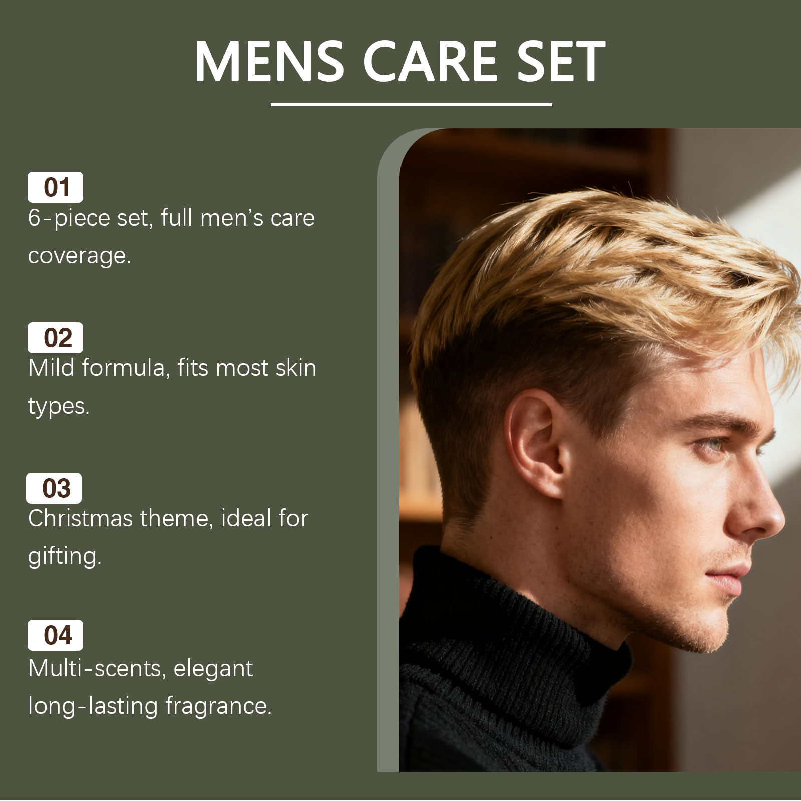 مجموعة العناية الشخصية للرجال  - مراجعة Skincare Natur E وسعره