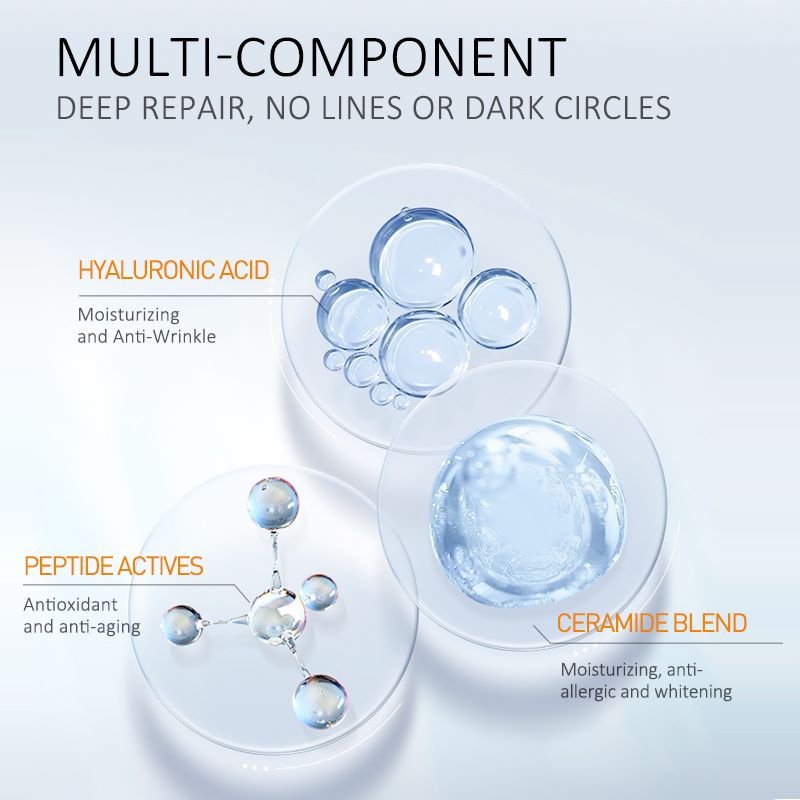 4 في 1 كريم عين مضاد للهالات ا - مراجعة Eye Cream Peptide وسعره